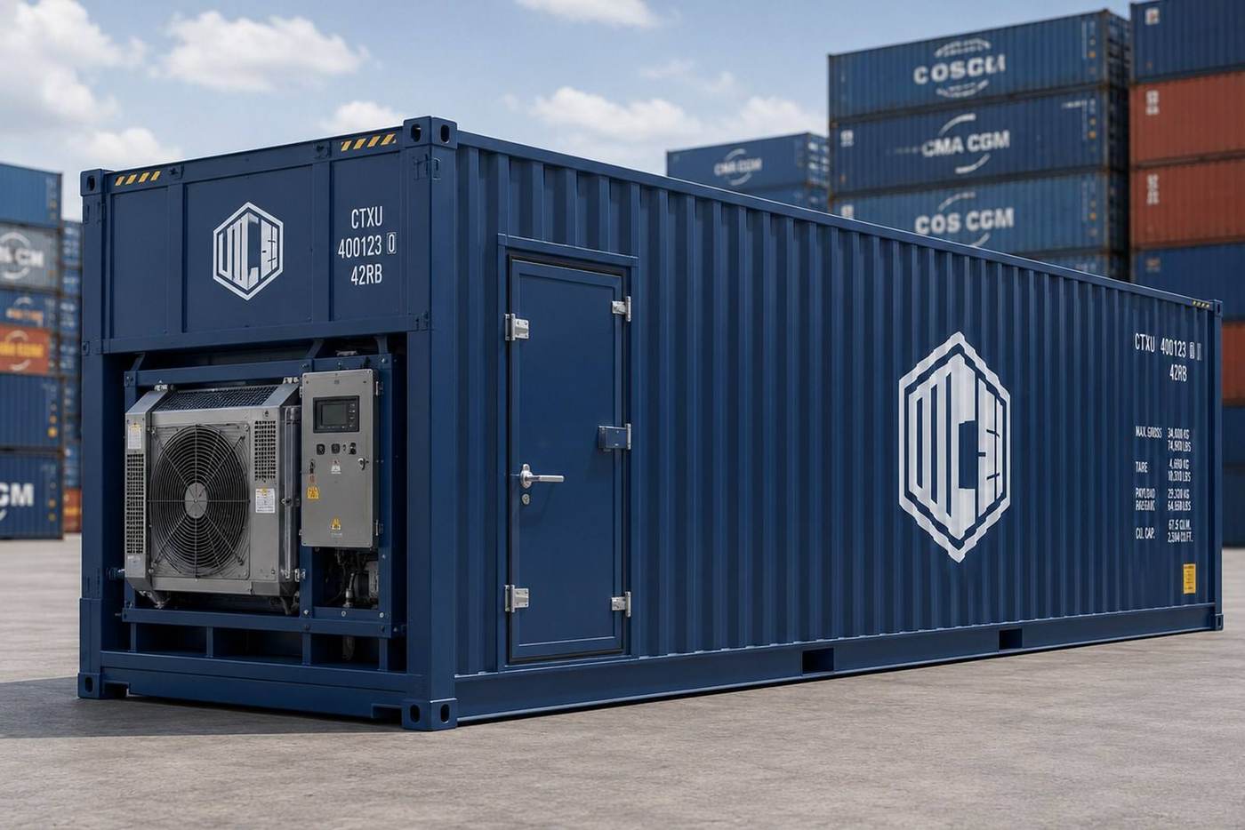LGMU refrigerated container, 40ft