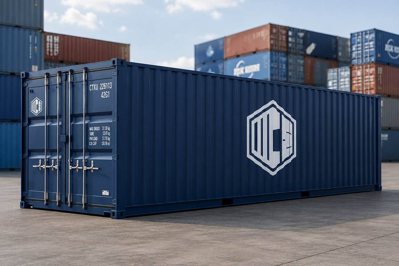 LGMU standard dry container, 40ft